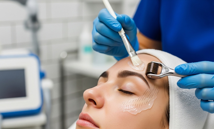 Image 2: 1, 2, or 3 Sessions of Chemical Peel & Skin Needling Or Facial & More