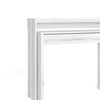 Image 2: Bureau extensible 99 x 90 x 35 cm blanc
