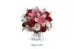 Choice of 6 Stunning Valentine's Day Floral Bouquets with Vase & Standard Delivery Included - Up to 16% Off - Second Medium