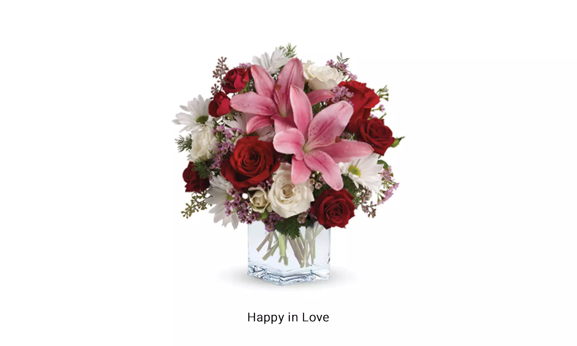 Choice of 6 Stunning Valentine's Day Floral Bouquets with Vase & Standard Delivery Included - Up to 16% Off