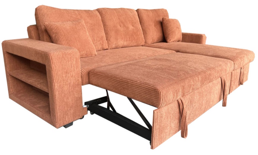 Image 9: Canapé d'angle convertible Kocoon "San Diego" 4 places avec coffre