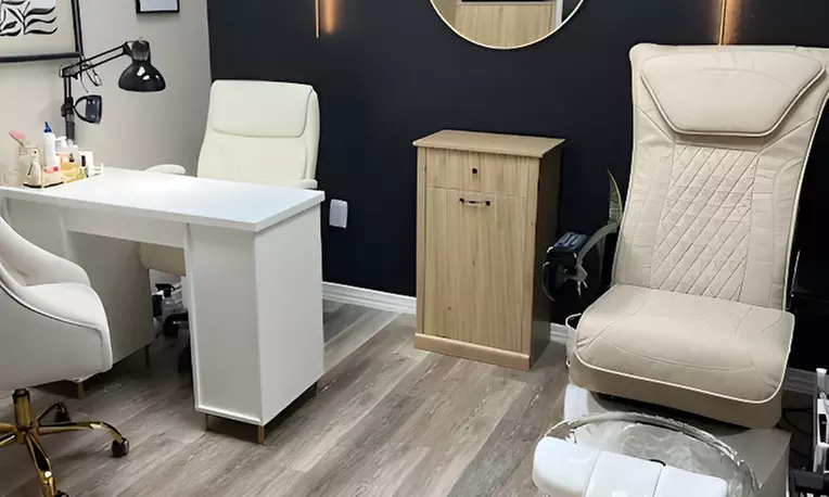 Pamper with Spa Pedicure w/ Gel Polish, Gel Manicure w/ Soakoff or 1 or 2 Gel Manicure & Pedicure (Up to 55%Off) - Second Medium