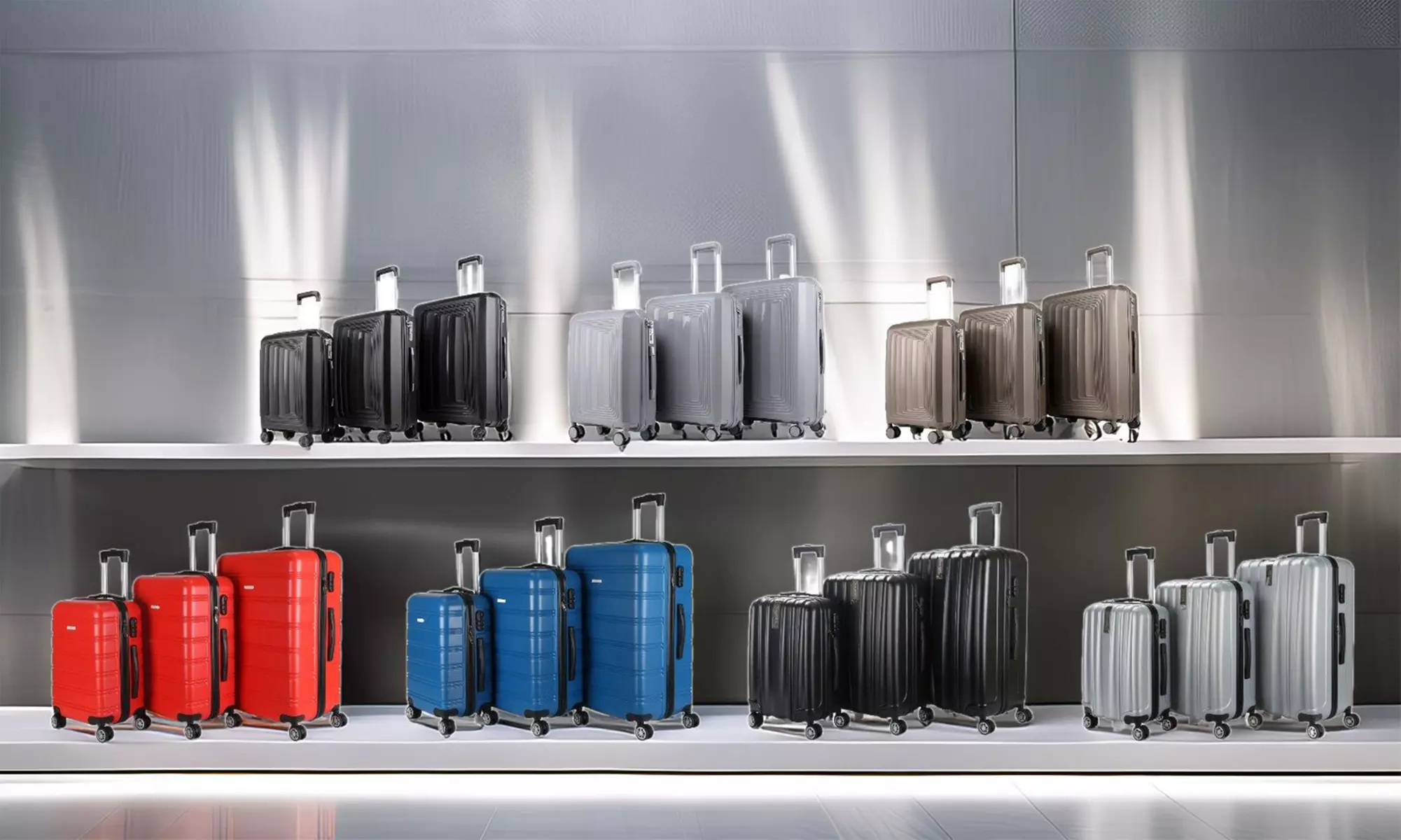 Set van 3 koffers met harde buitenkant van het merk Royalty Line