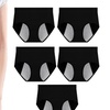 Image 2: Five Pieces of Mid-Waist Leak-Resistant Menstrual Panties