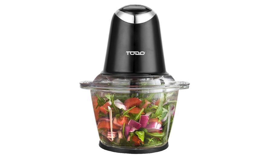 Image 8: TODO 1L Multi Chopper or Food Processor with Glass Bowl 
