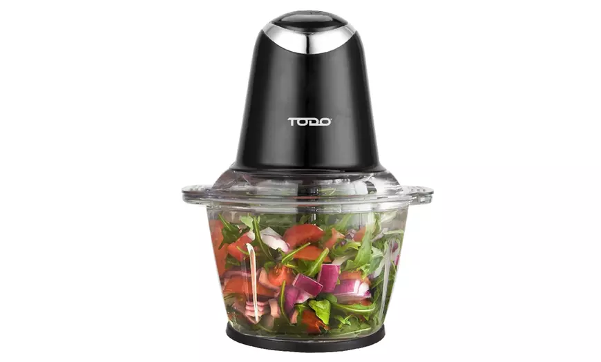 Image 8: TODO 1L Multi Chopper or Food Processor with Glass Bowl 
