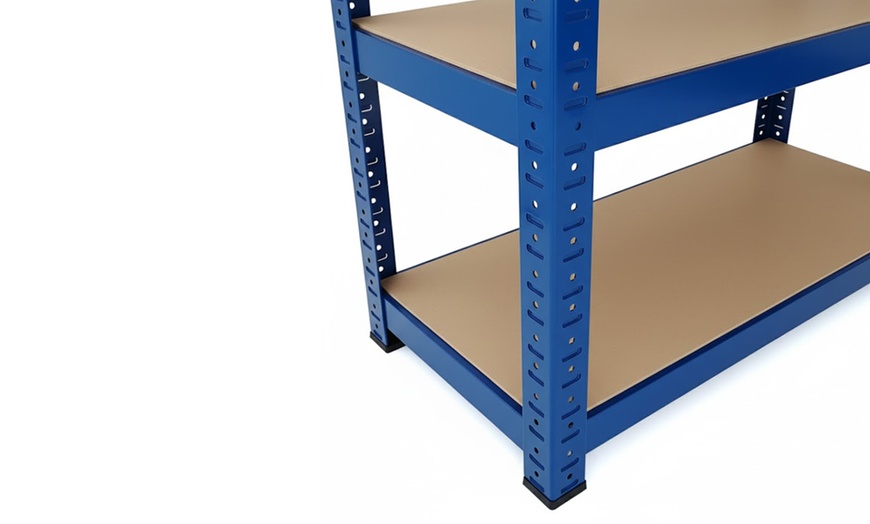 Image 5: Set di 2 scaffali in metallo con 5 ripiani