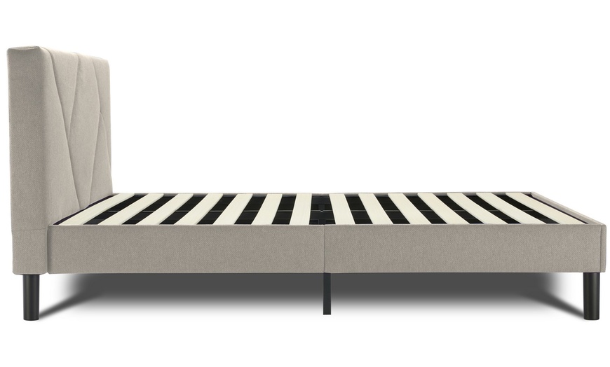 Image 9: Lit en tissu "Ric"