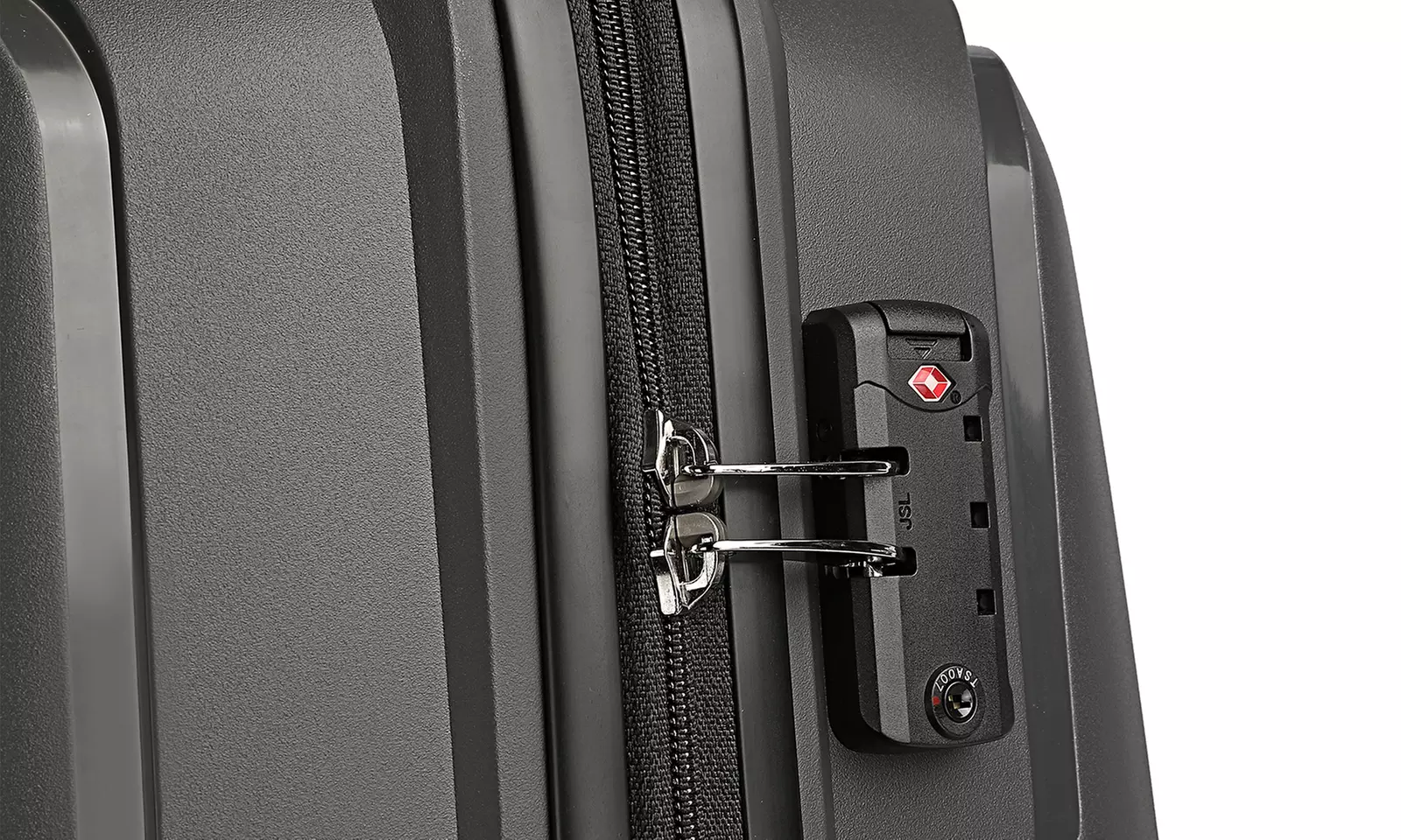 Maleta de ruedas rígida British Traveller con diseño ondulado