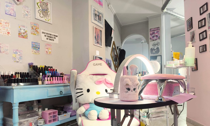 Image 1: Uñas Soft Gel talla S a XXL con manicura rusa o decoración 3D