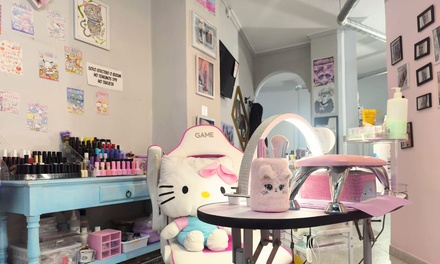 Extensión de uñas Soft Gel talla S o M con manicura rusa - Hipnotik studio tattoo & Nail art