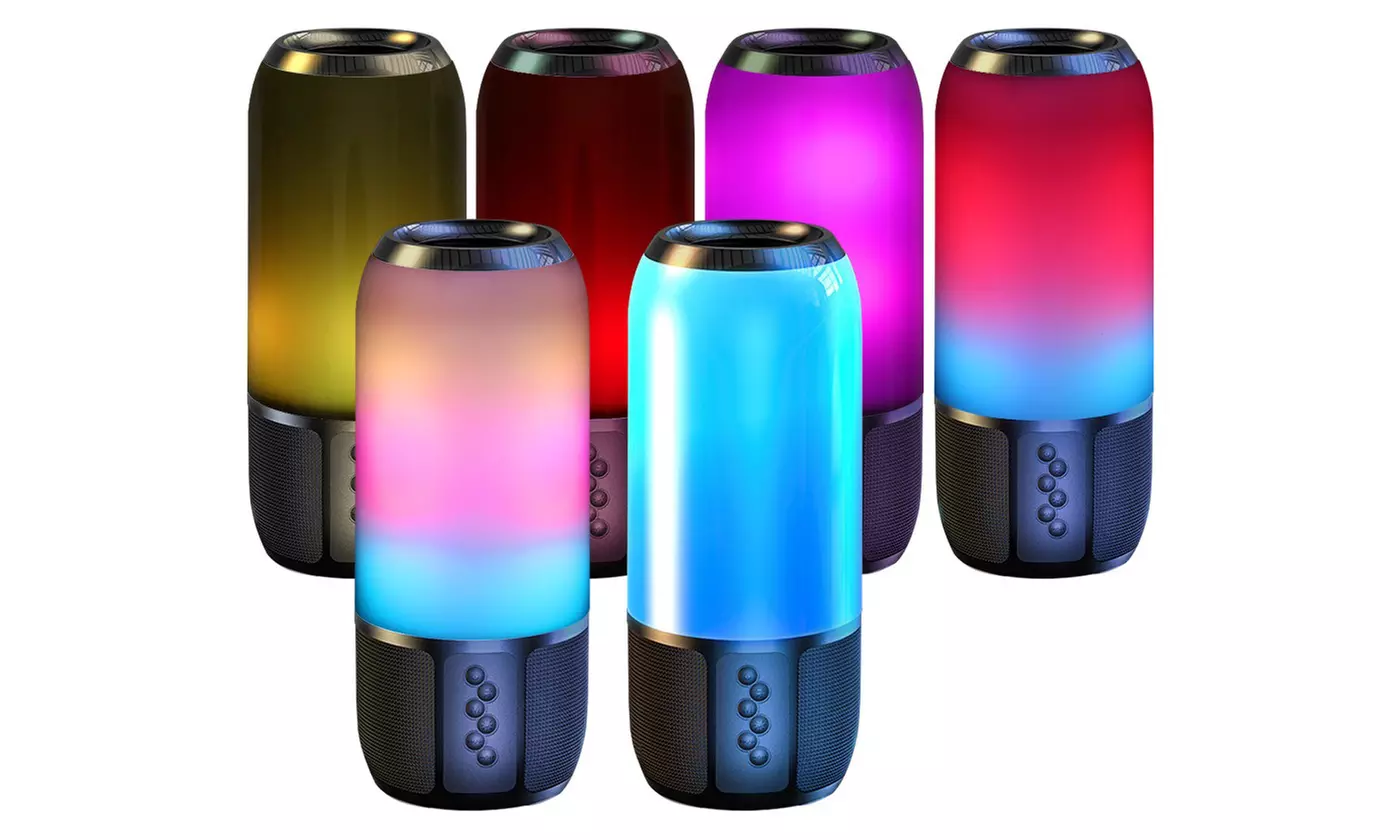 iMounTEK Portable Wireless Bluetooth Speaker with 6 Color-Changing Lights
