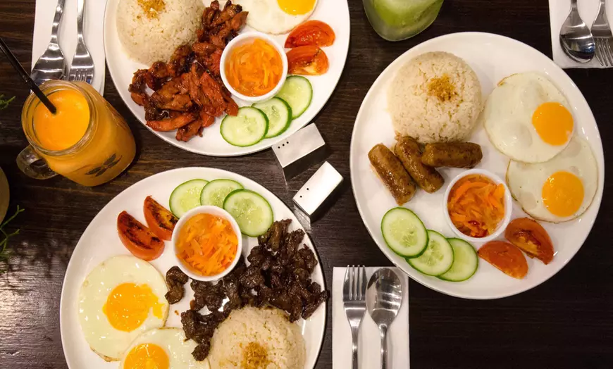 Image 3: One or Two 3-Meat Barkada Board Brunch for 2-3 or Adobo Rice Bowl