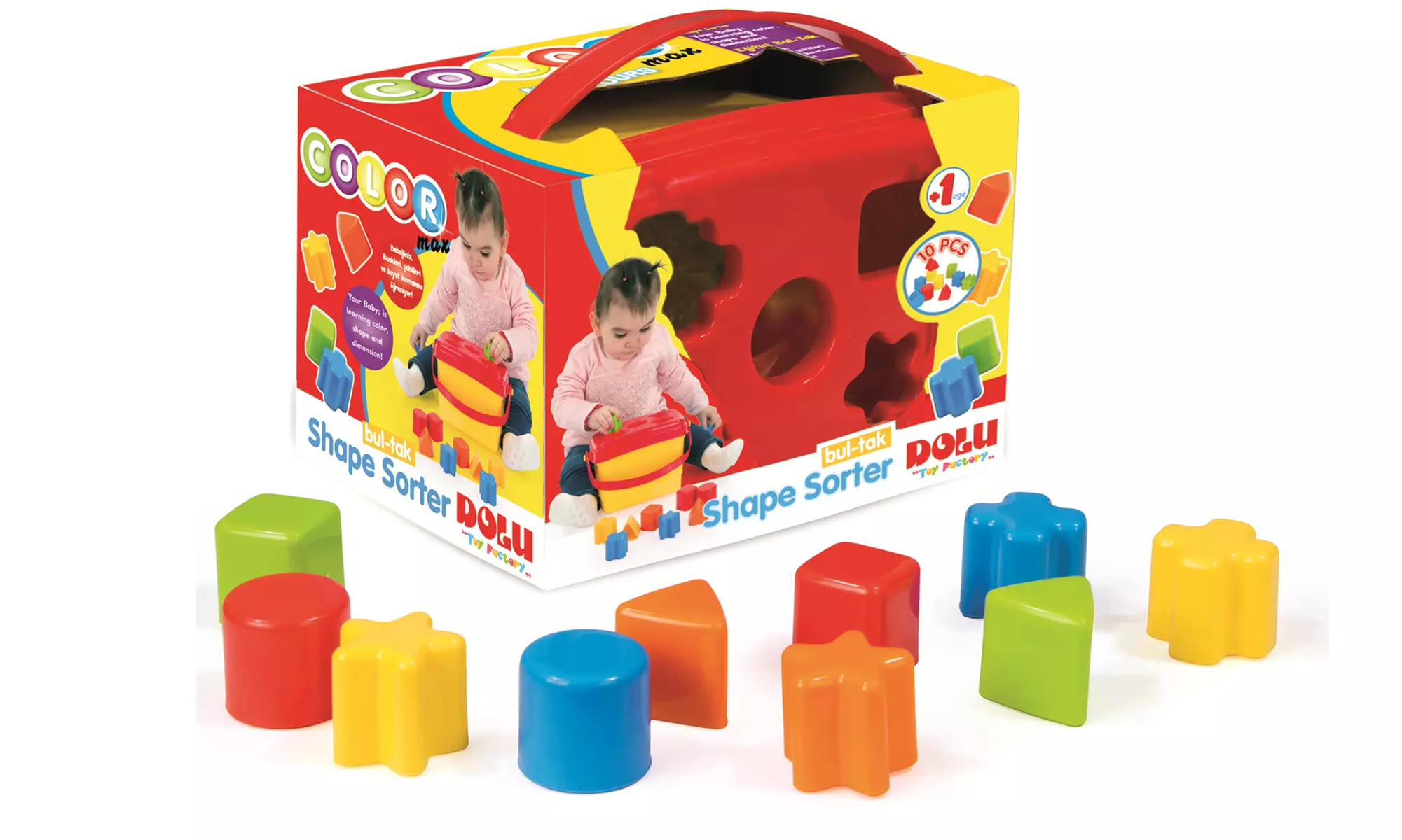 Kids' Shape Sorter Bucket - Primary Image