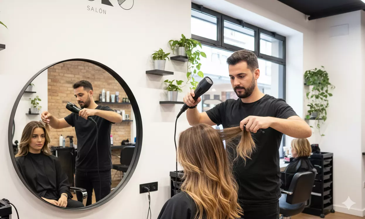 Sesión de peluquería con opción a tinte, mechas, mascarilla y tratamiento capilar para 1, ahorra hasta un 76% - Primary Image