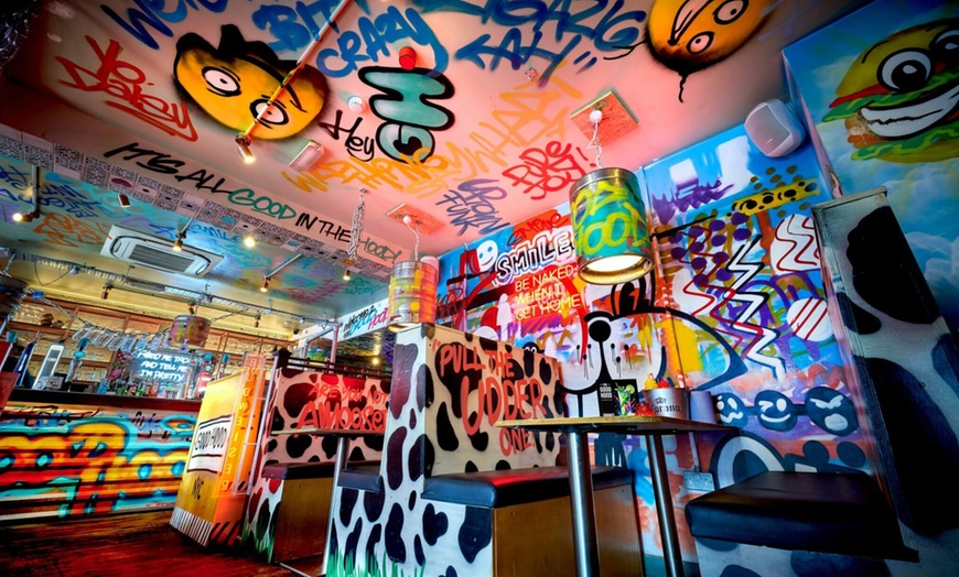 Image 8: Choice of Burger with Fries for One, Two, or Four People