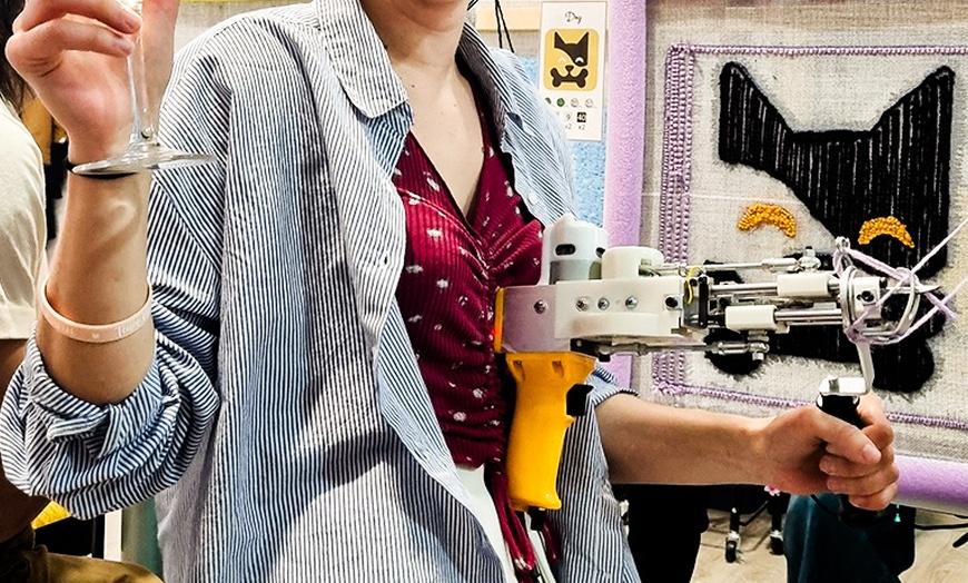 Image 14: Diseña tu propia alfombra: taller de tufting de 2,5 horas para 1