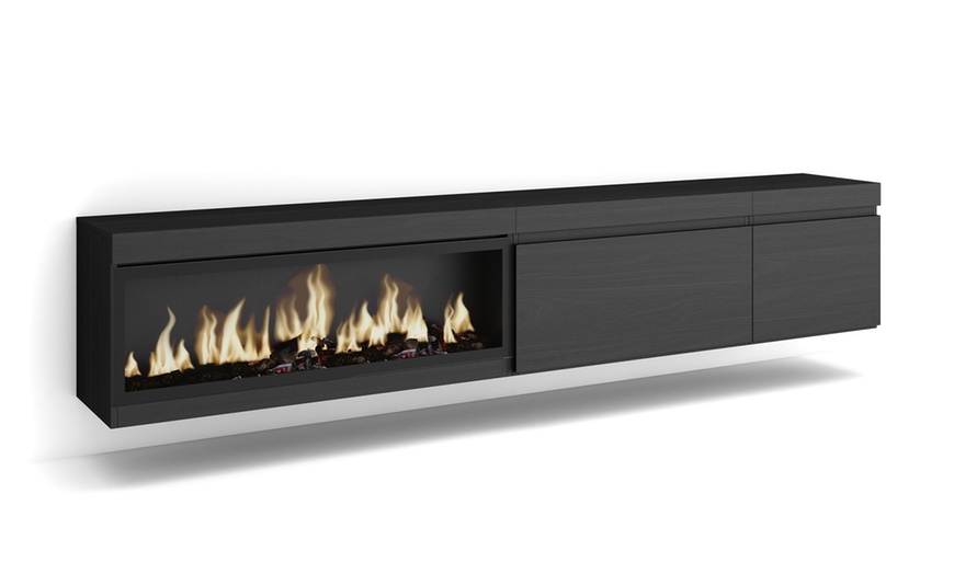 Image 5: Hangend tv-meubel met modern design en veel opbergruimte