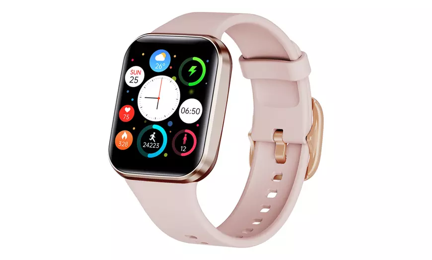 Image 9: Bluetooth 5.0 Smart Watch 1.6" TFT 2.5D Touch Screen BPM Temperature