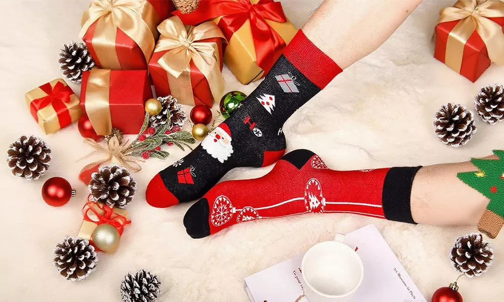 24-Day Christmas-Themed Sock Advent Calendar