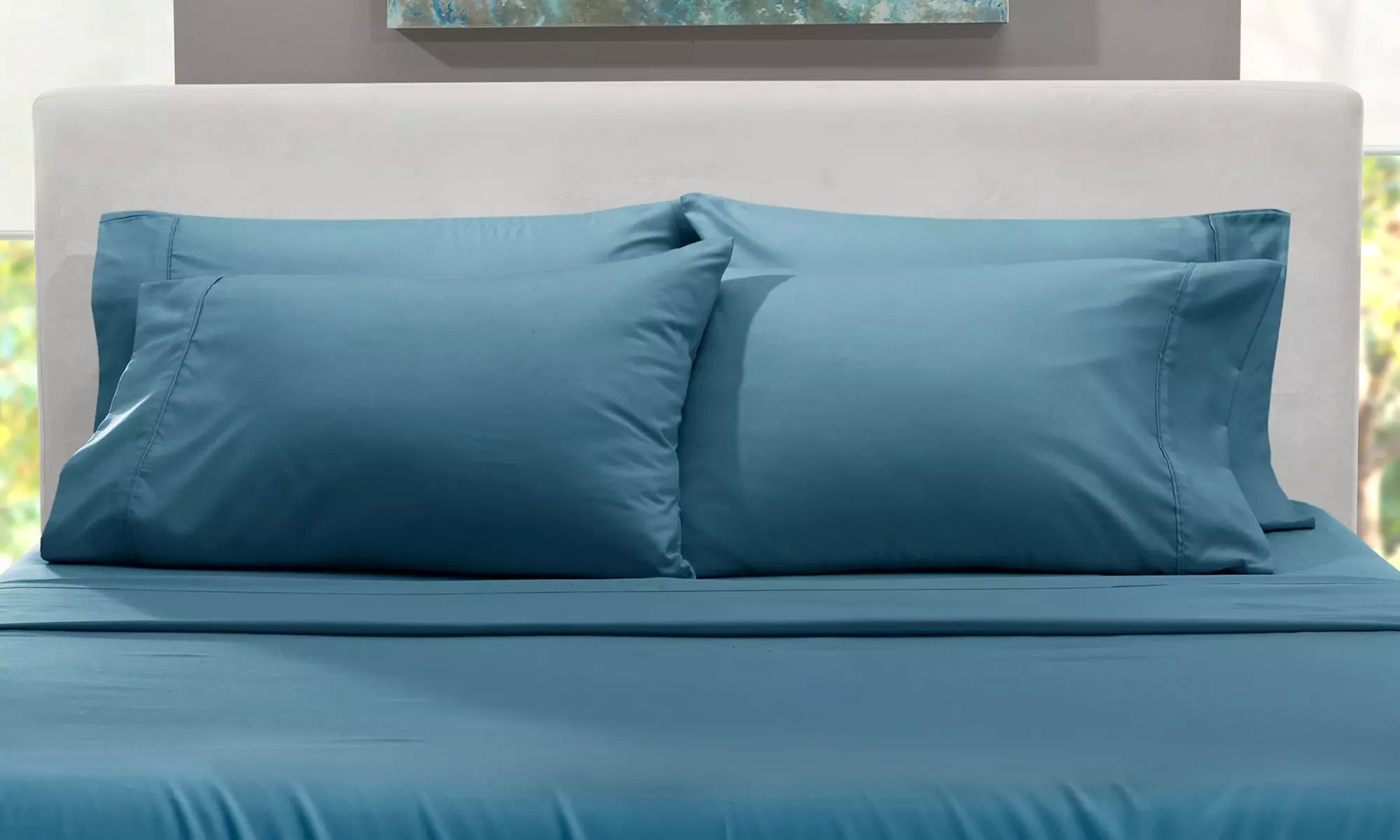 Nestl Extra Deep Pocket Sheets - 18-24 Inch Fitted Bed Sheet Set - 6 Piece