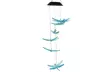 LED Changing Color Solar Hummingbird Wind Chime Waterproof Wind Chimes - Second Medium