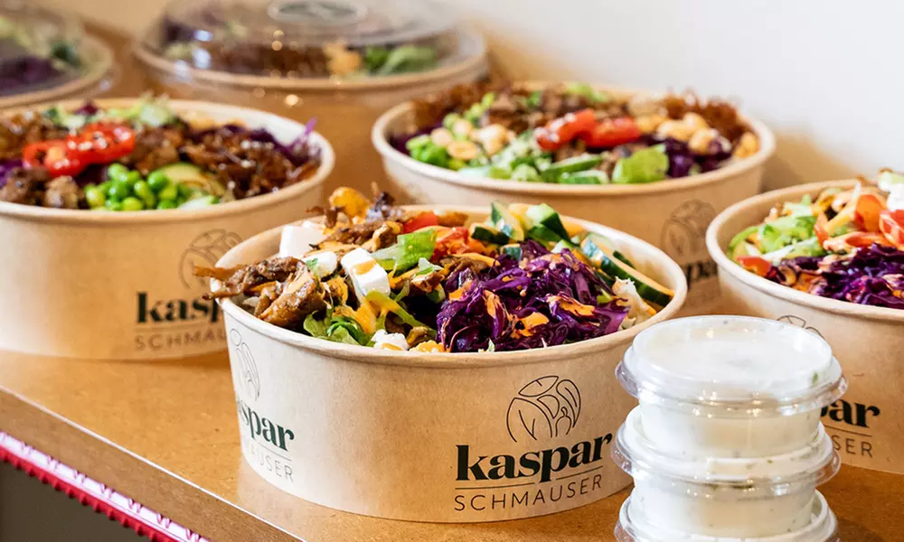 To-Go-Menü mit Bowl, Dessert & Getränk für 1 - 4 Personen