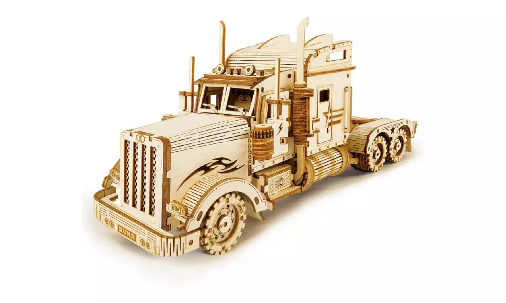 DIY 3D Wooden Puzzle -Transportation/Music/Carnival Rides and more!