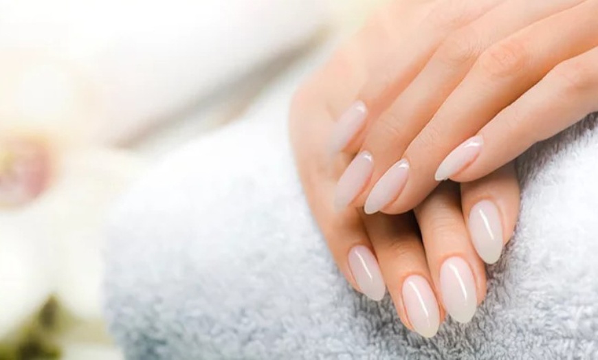 Image 9: Biab or Shellac Medi-Pedi for Strong, Beautiful Nail at Villux Therapy