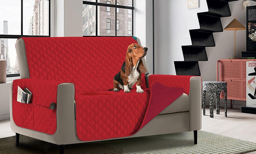 Image 7: Waterdichte, vlekbestendige en gewatteerde bankhoes