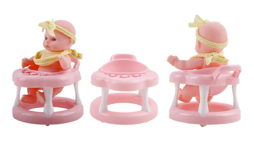 Image 6: Deao Set of 8 Mini 5'' Baby Dolls with Accessories