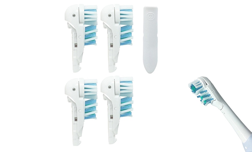 Image 2: Dual Toothbrush Heads for Oral-B 3733 4732 4734