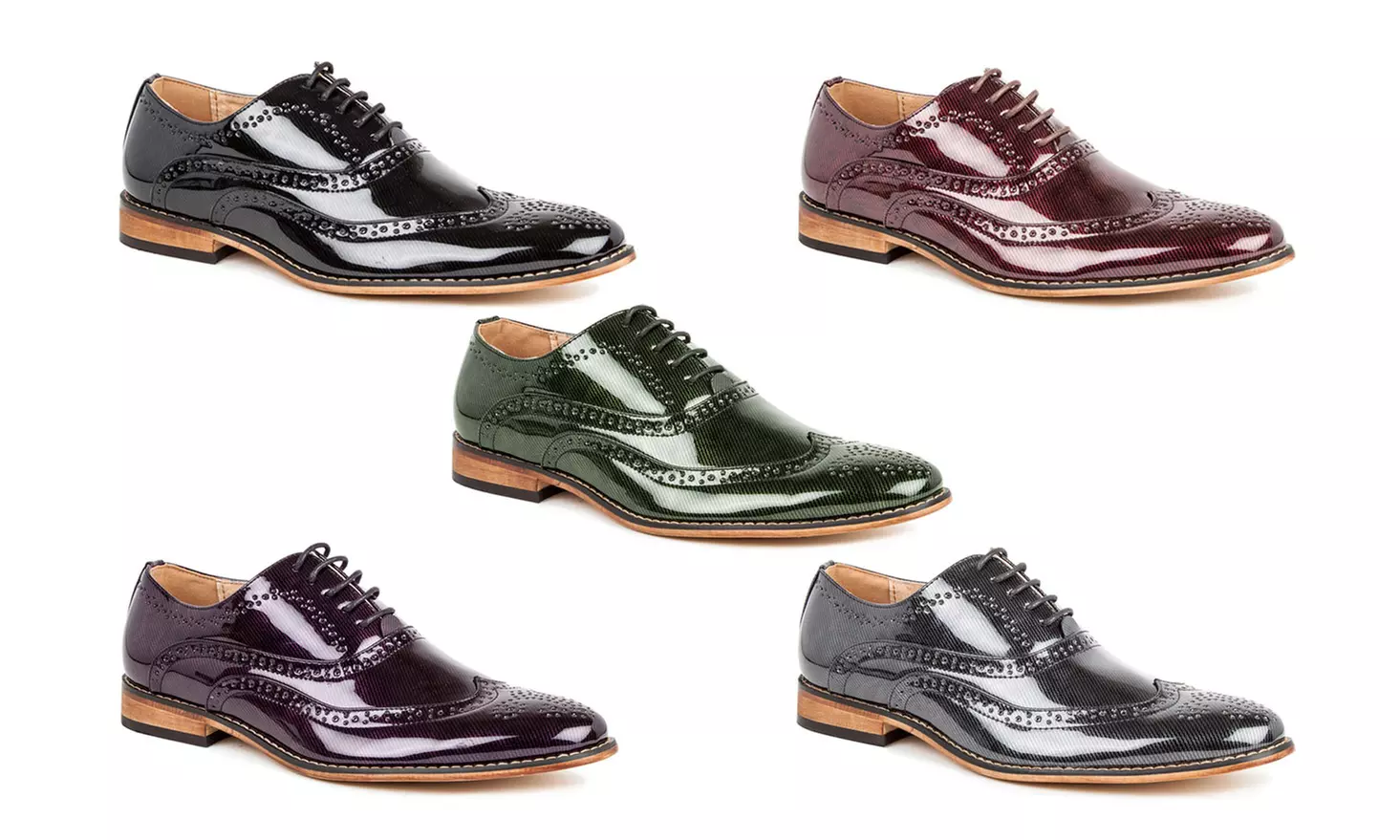 Gino Vitale Men's Lace-Up Oxford Dress Shoes - Primary Image
