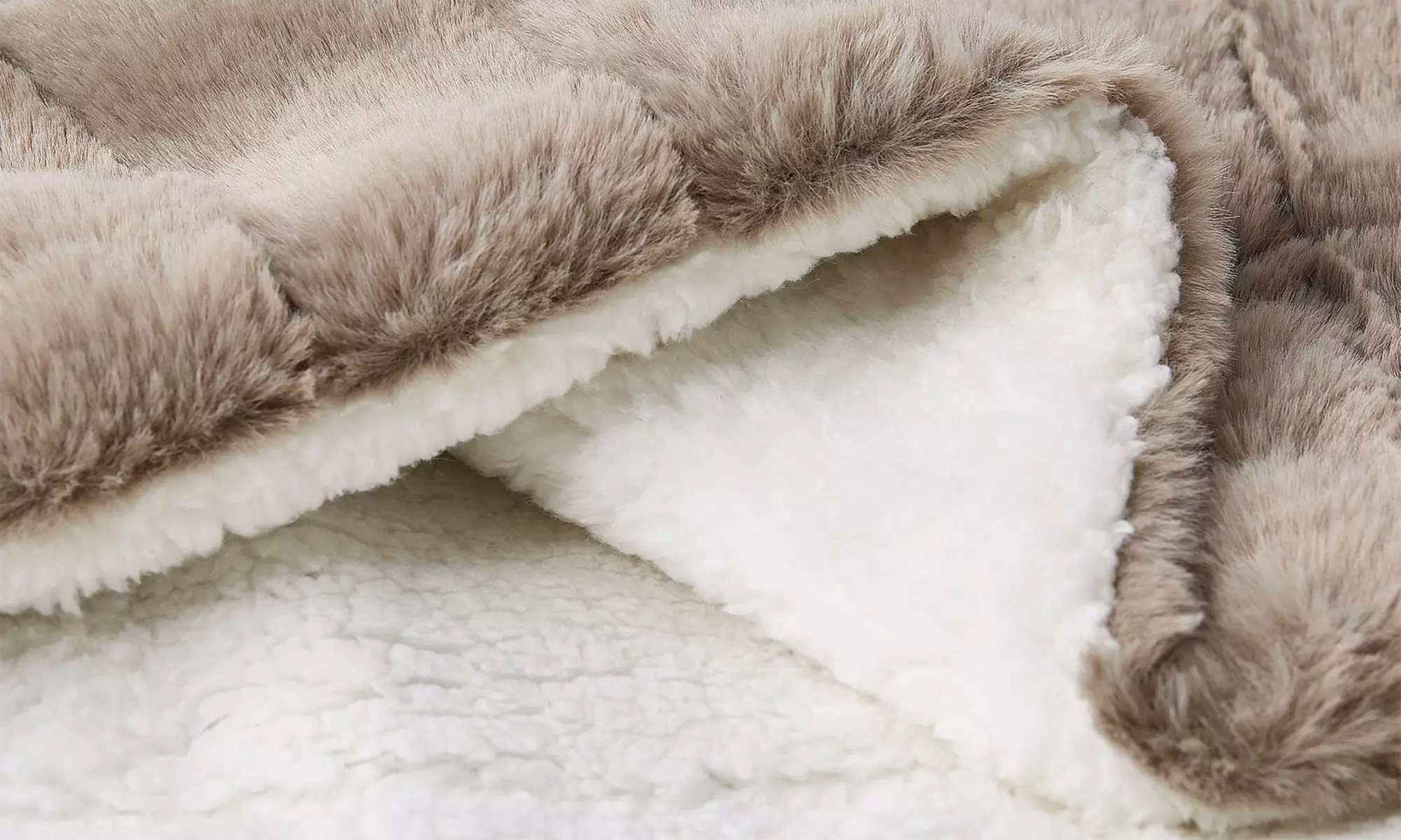 Oversized Faux Rabbit Fur Throw Blanket. Multiple Colors Available.