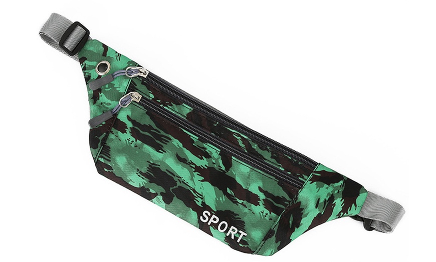 Image 7: Camouflage Sport Waist Belt Bag