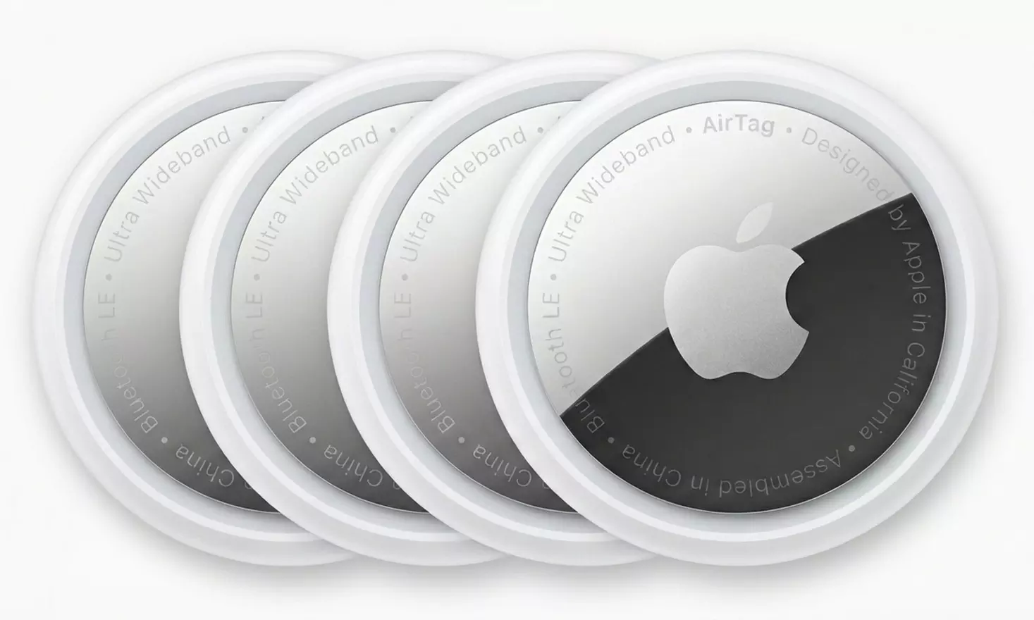 Apple AirTag 1st Gen 4 Pack - Tracker for Keys, Wallets, and Luggage