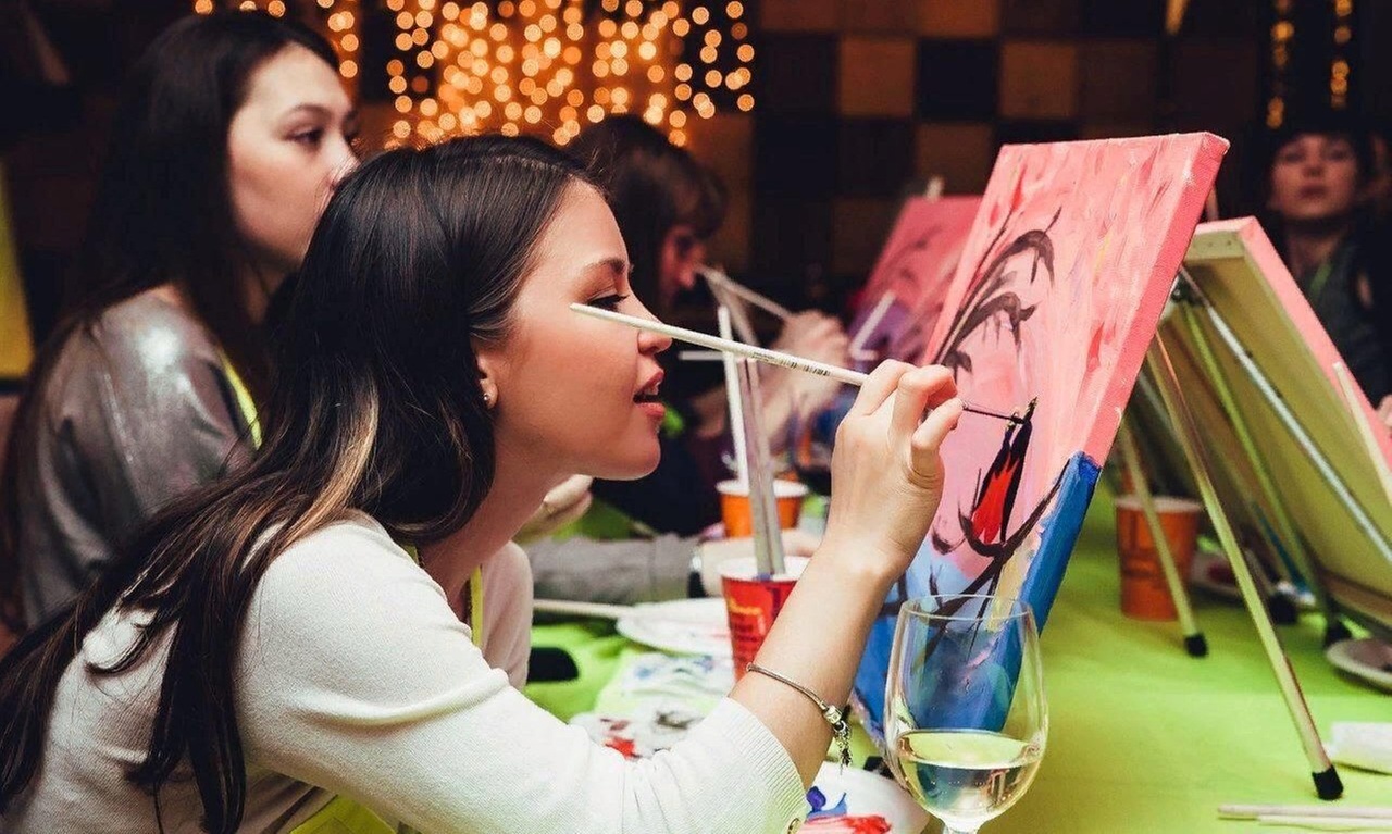 2 Hour Wine & Paint Parties with All Equipment Included!