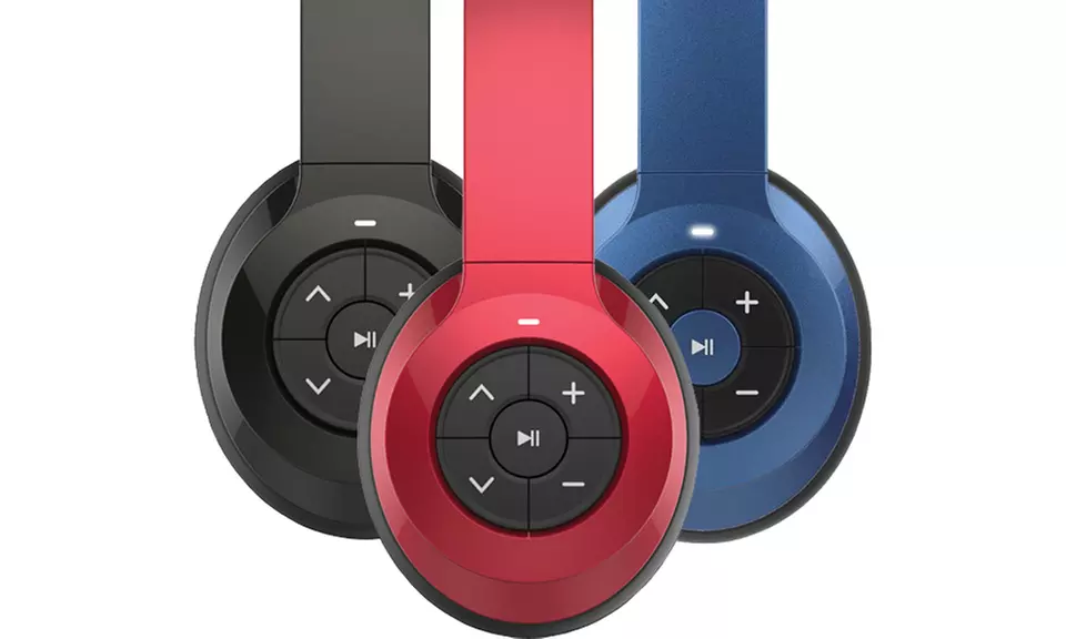 HMDX Jam Transit HX-HP420 Over‑Ear Bluetooth Wireless Headphones (Refurbished) - Primary Image
