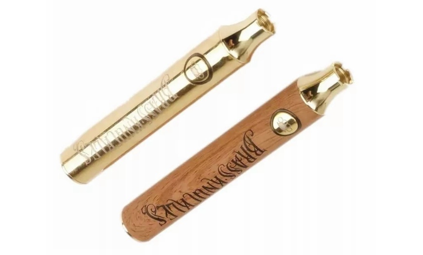 Image 3: 650mAh Battery Rechargeable Vape Pen Stick by Brass Knuckles W/ USB Charger 