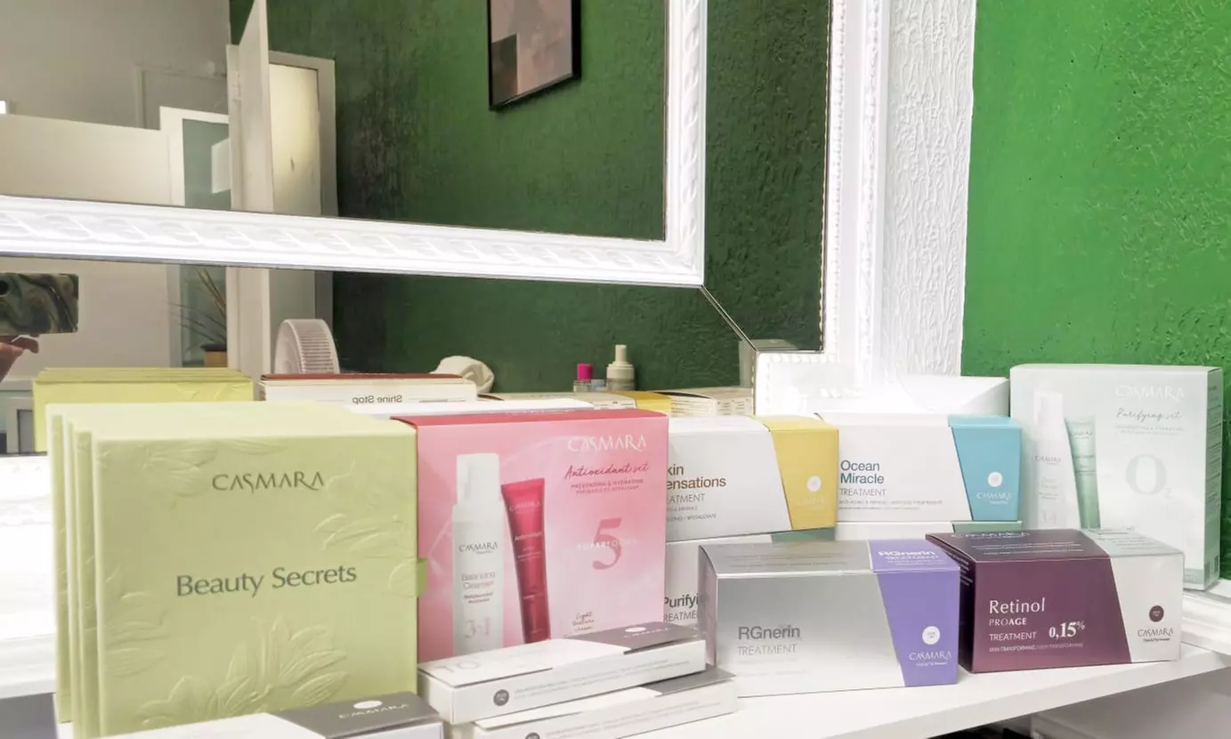 Higiene facial con radiofrecuencia, microdermoabrasión, LED y masaje