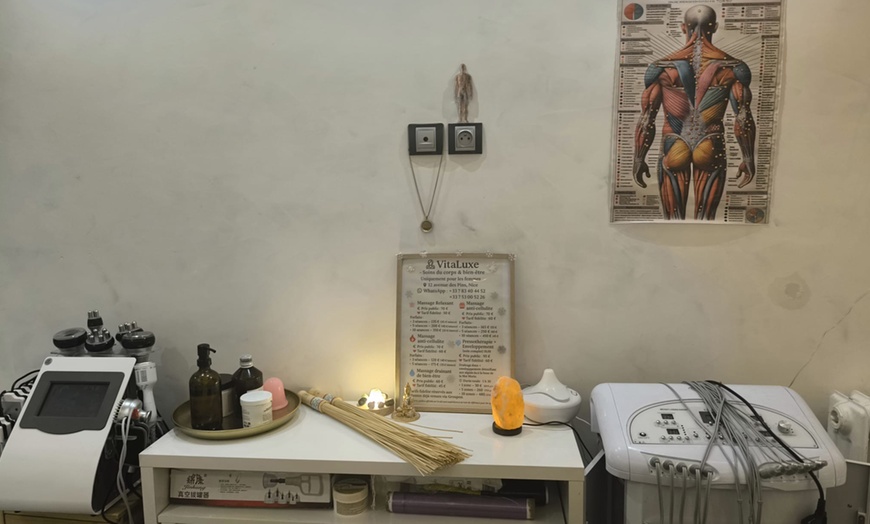 Image 3: Modelages relaxants ou anticellulite de 60 min ou pressothérapie