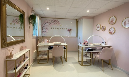 Beauté des mains OU des pieds avec pose de vernis semi-permanent - LM Élégance Beauty