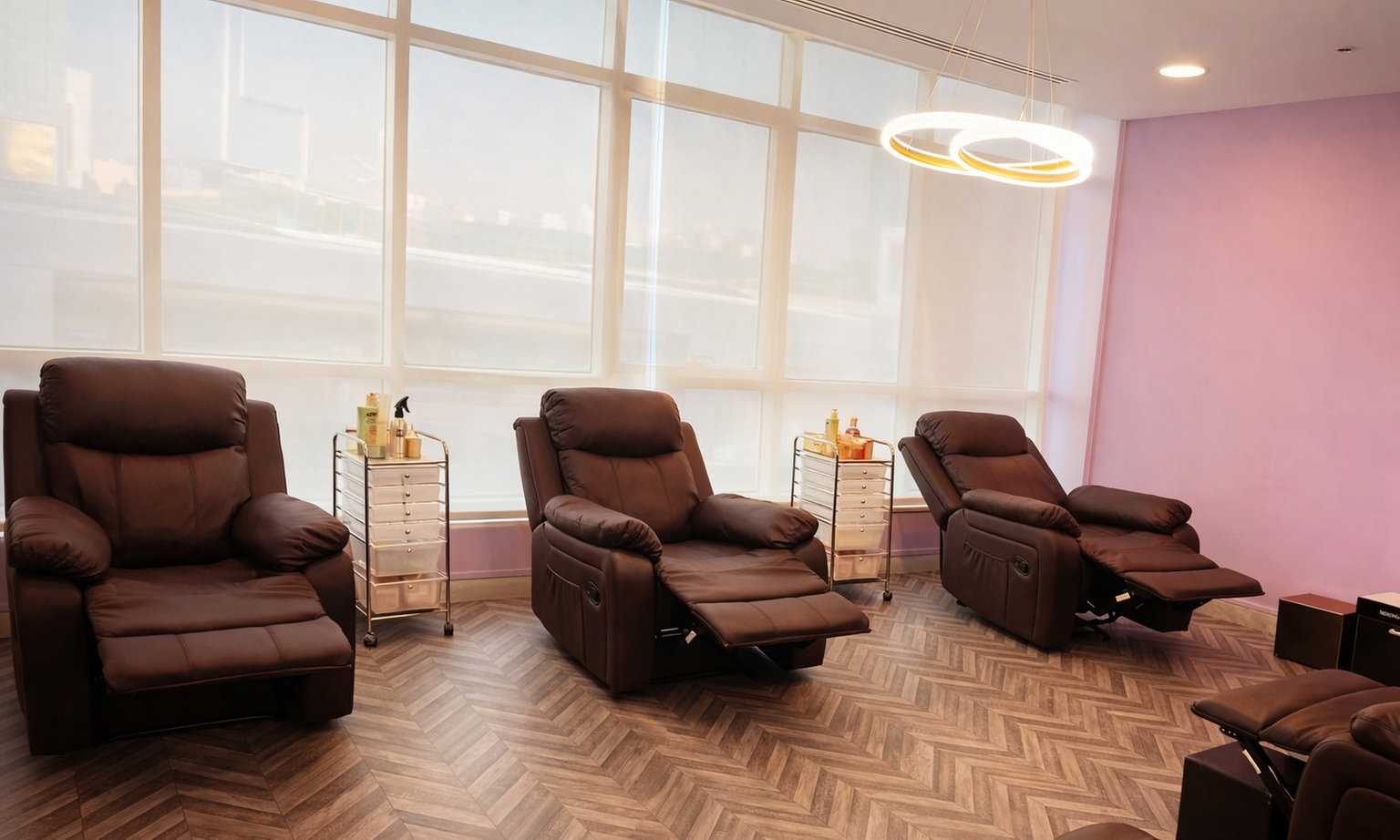 Nail Care Packages: Classic or Gel Mani-Pedi with Hair Styling Option