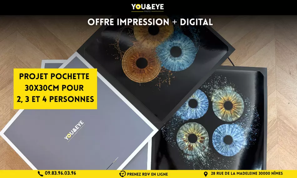 Vos yeux, une œuvre d'art : capturez l'essence de votre iris