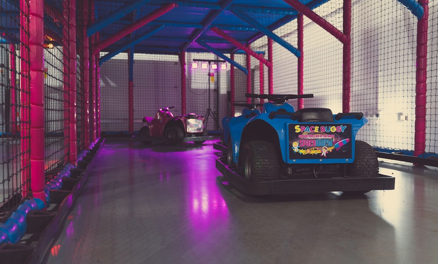 Image 5: All-in-One Indoor Playframe with Dining for Adults & Children