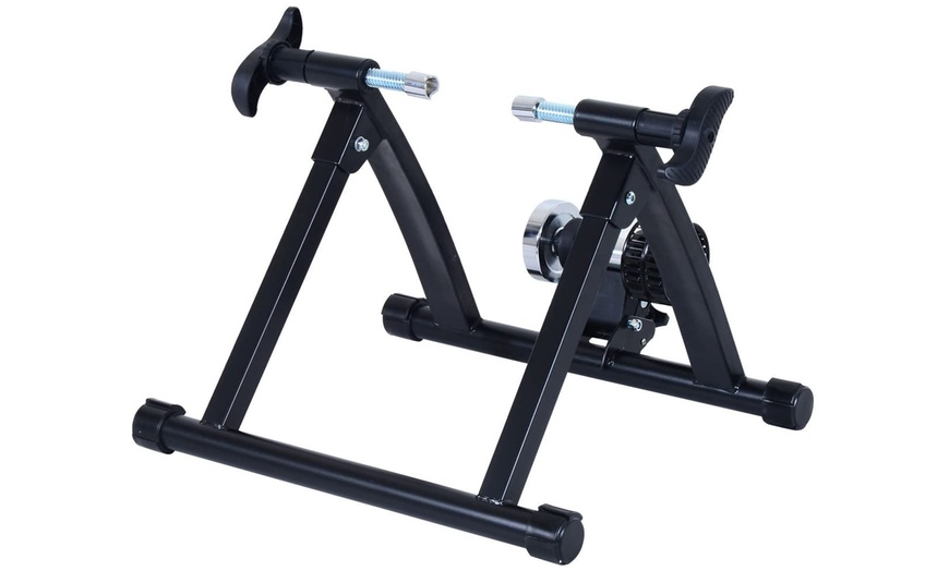 Image 21: HomCom Bike Trainer