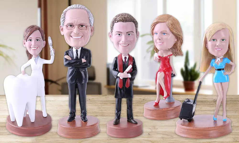 Creëer je eigen avatar(s): Bobblehead alleen of samen