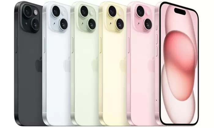 Nieuwe Apple iPhone 15 met 128 GB in kleur naar keuze, inclusief verzending - Primary Image