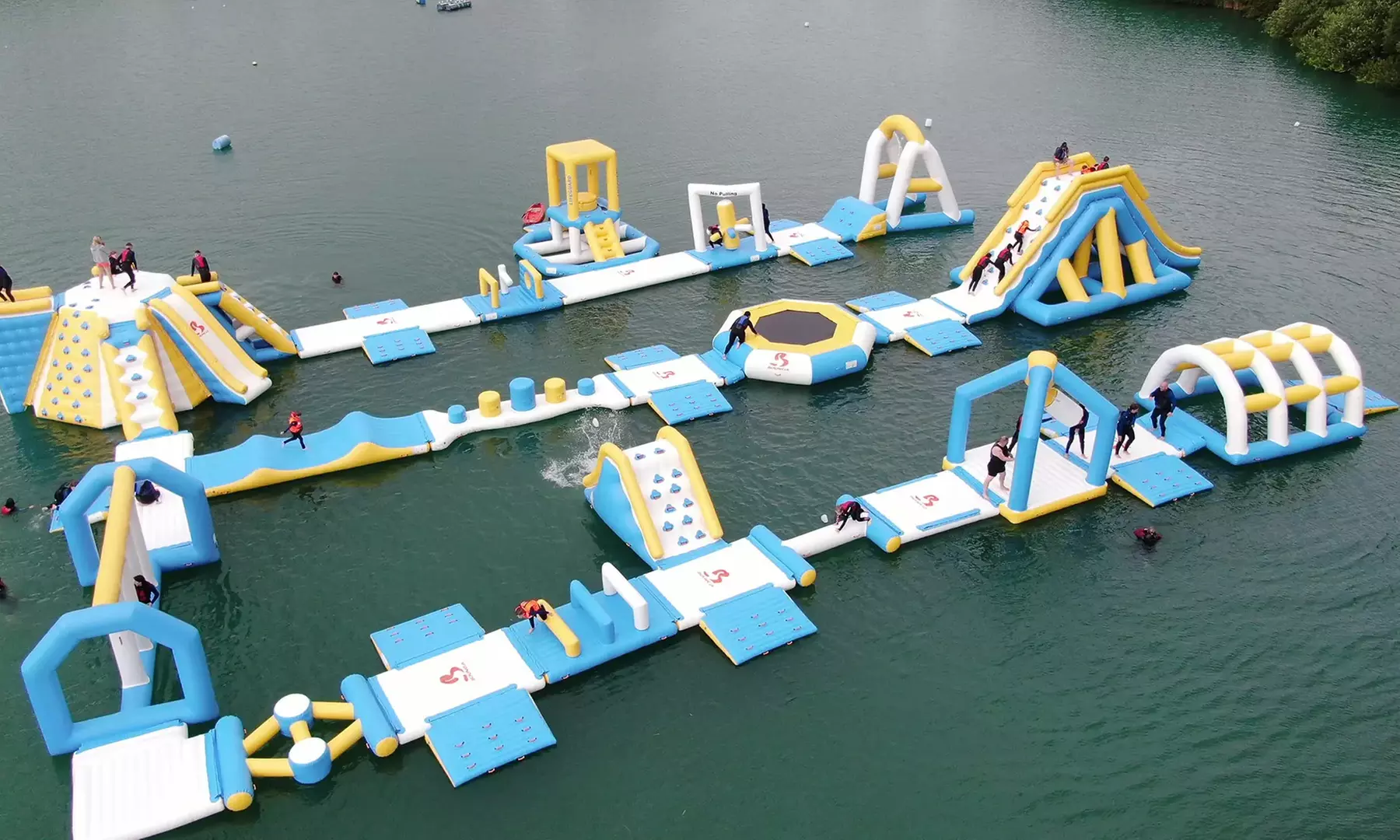 Spend the Summer Holidays at Fenland Aqua Park w/ Entry for 1-4 People