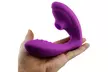 10 Levels Dual Motors Clitoral Sucking & G-spot Dildo Vibrator - Second Medium